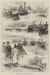 Sketches at the Oxford and Cambridge Boat-Race